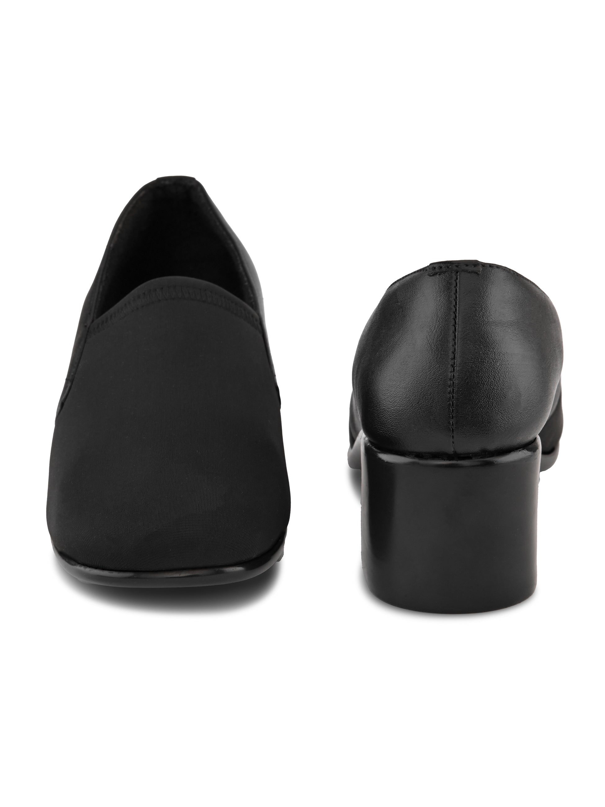 Soft & Supportive Slip-Ons Formal Block Heel Shoes