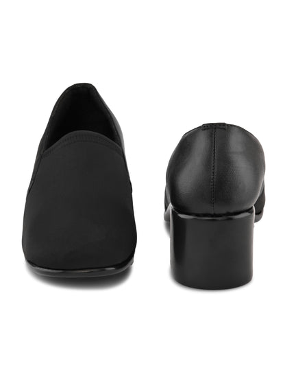Soft & Supportive Slip-Ons Formal Block Heel Shoes