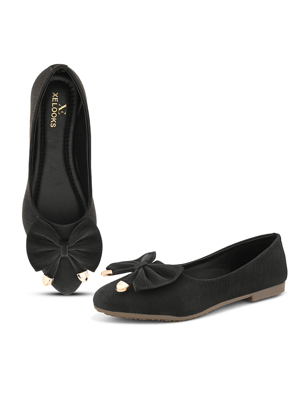 Tipped Bow with Elegant Design Flat Bellies