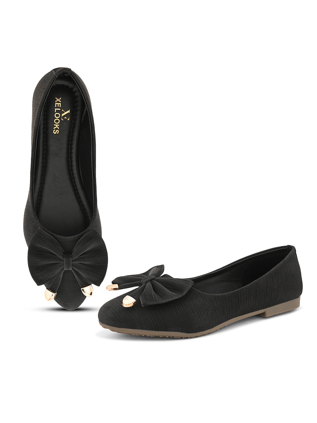 Tipped Bow with Elegant Design Flat Bellies