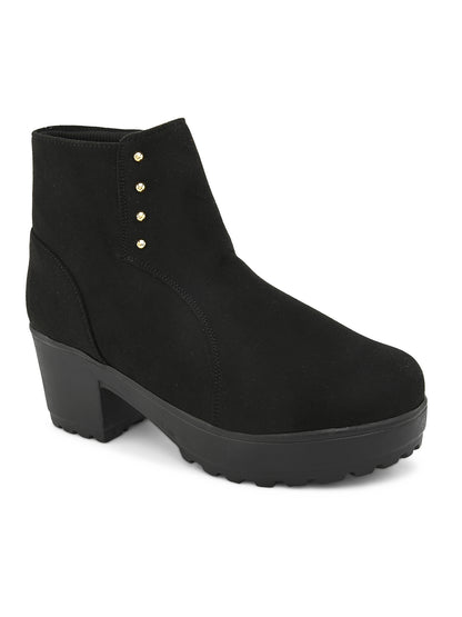 Comfortable & Fashionable Boots With Zip Closure