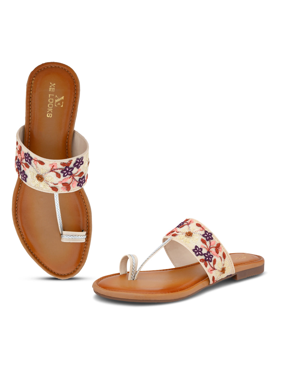 Women's Ethnic Slip-On Flat Slippers & Traditional Footwear  & Girls