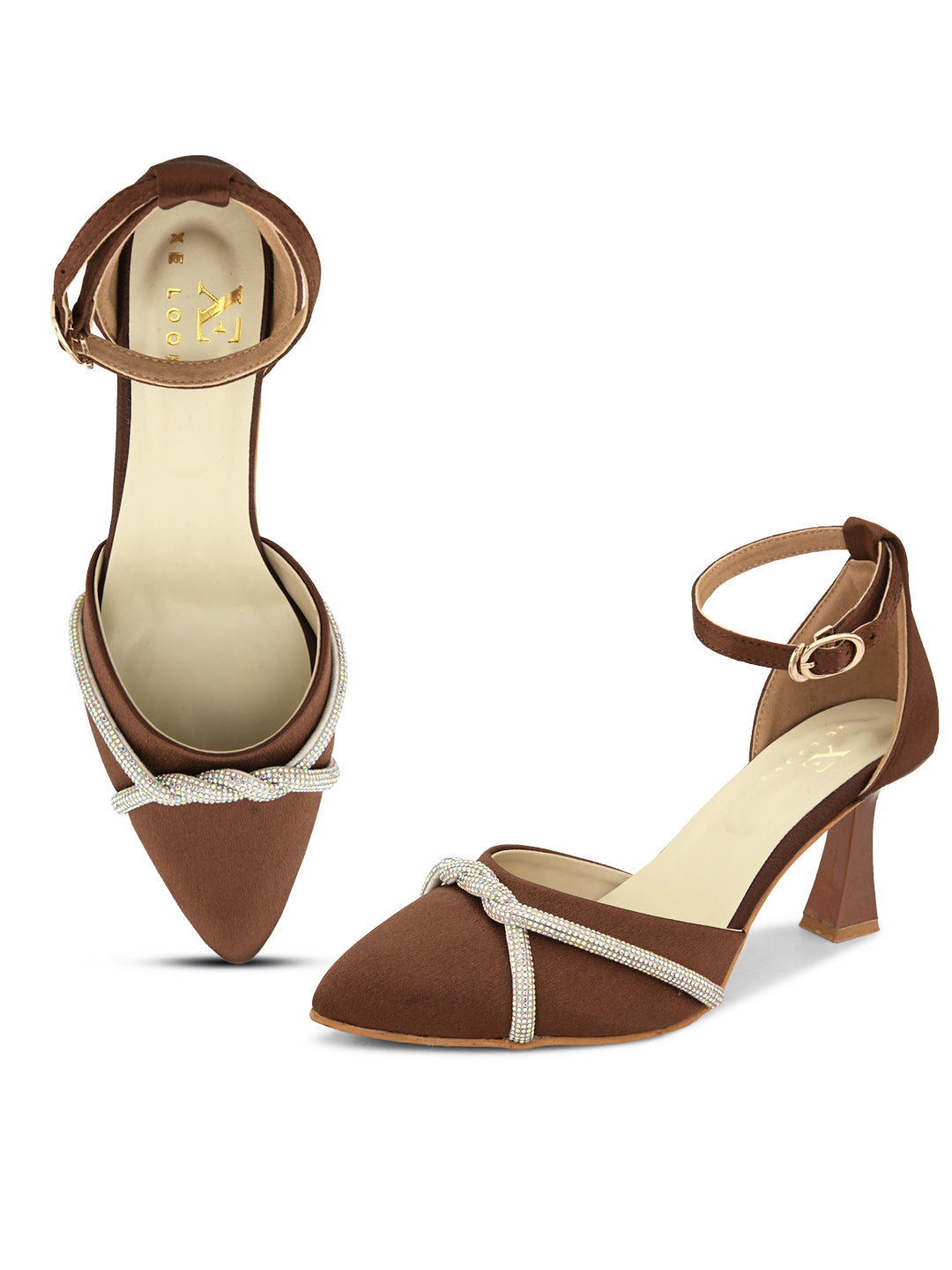 Fancy & Comfortable Heels with Buckle Closure