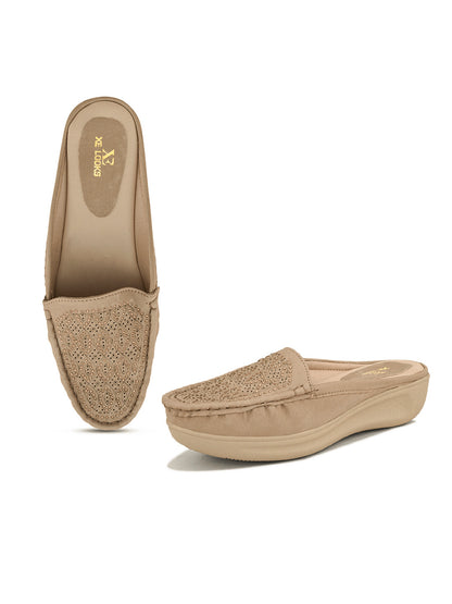 Flat Mule –Elegant Slip-On Mules with Cushioned