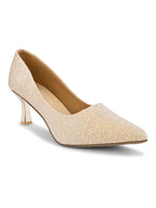 Embellished Pointed Toe Elegant Slip-On Pumps