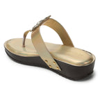 Chic & Elegant Stone Embellished Cushion Platform Slippers