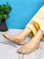 Elegant Rhinestone Embellished Flats