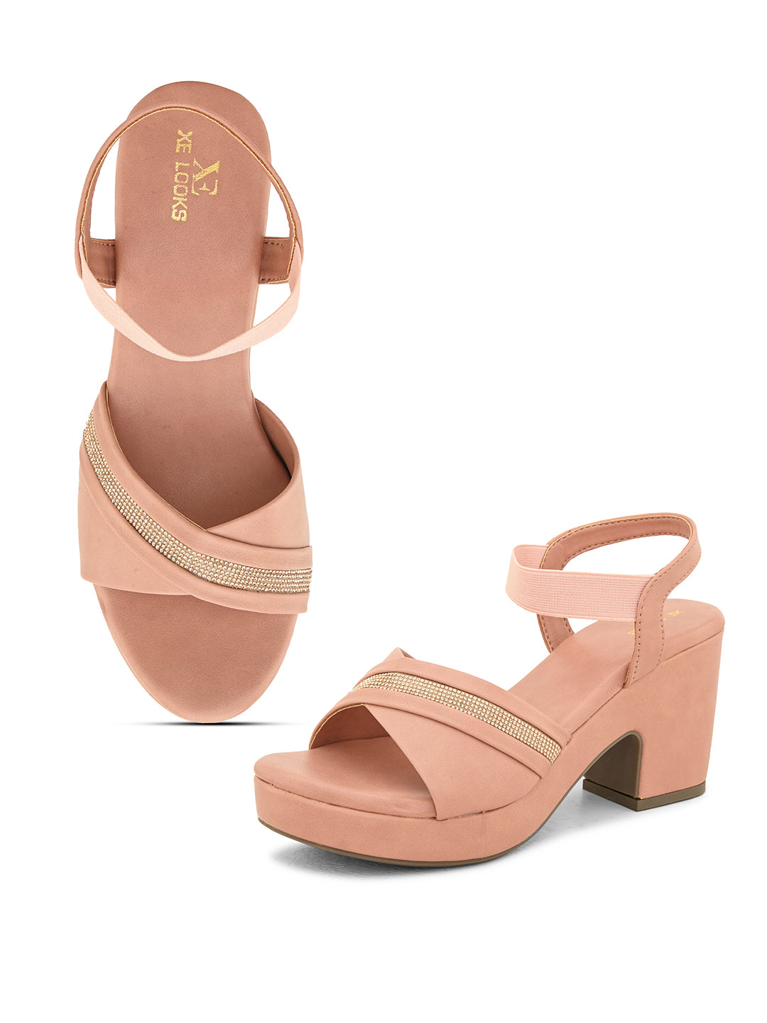 Attractive and Stylish Block Heel With Ankle Straps