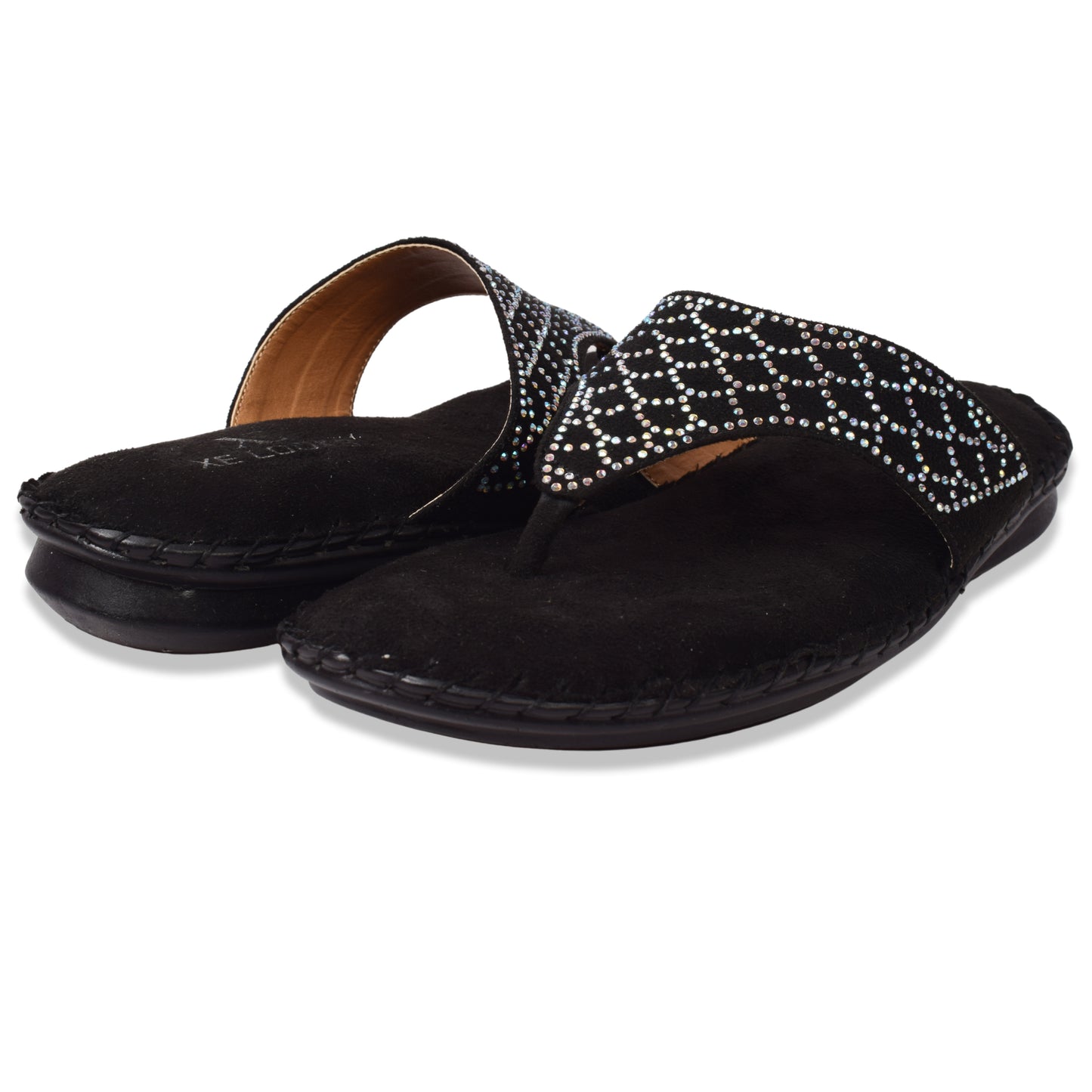 Stunning & Elegant Siroski Design Comfortable Doctor Slippers