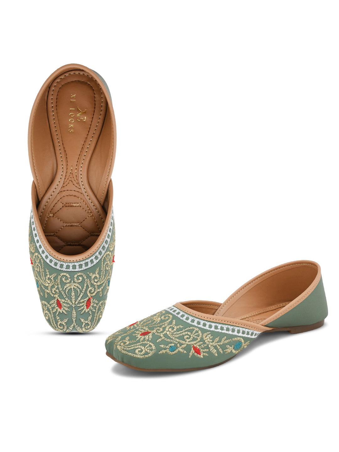 Flat Comfortable , Trend & Fancy  Embellished Punjabi Jutties