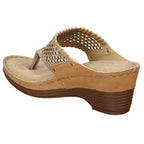 Graceful & Stunning Comfortable Wedges Doctor Slippers With 2.5 Inch Heel