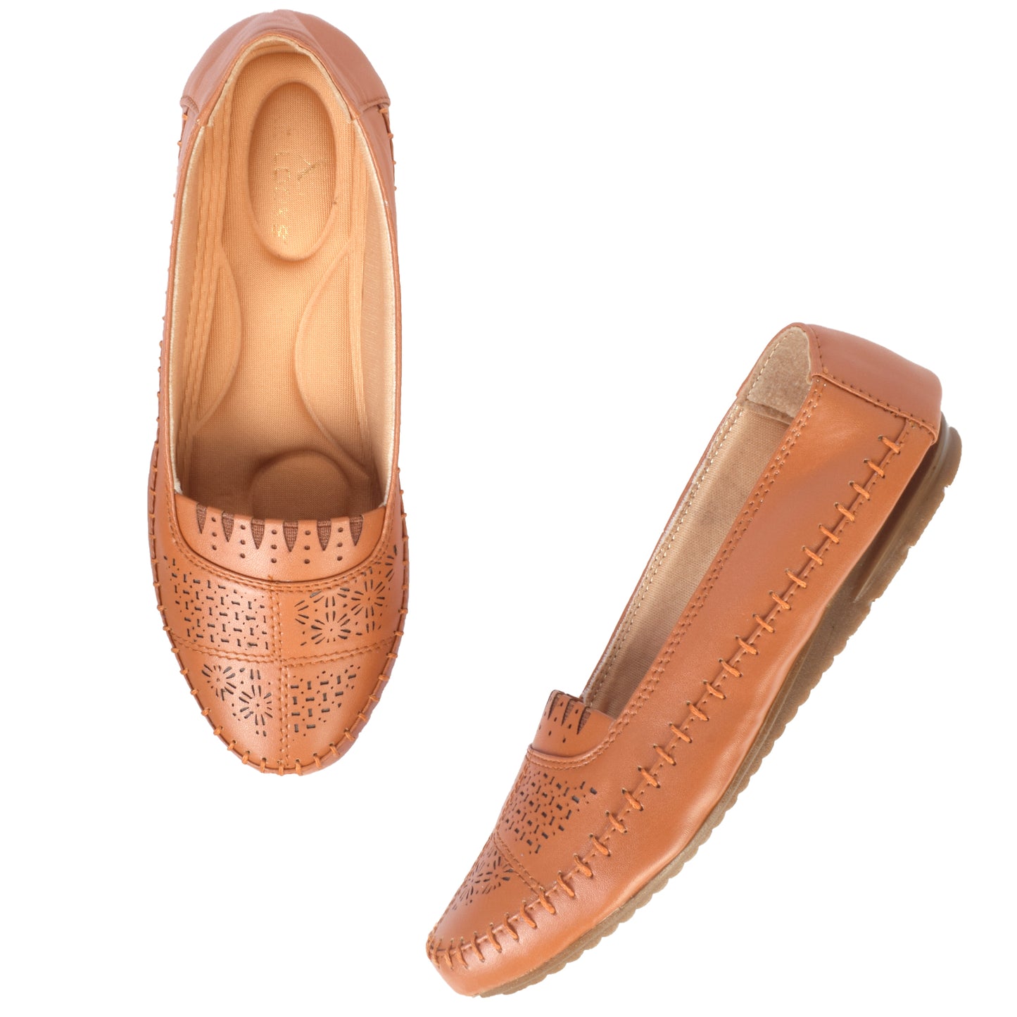 Stylish & Graceful Comfortable Ballerinas with Lazer Design