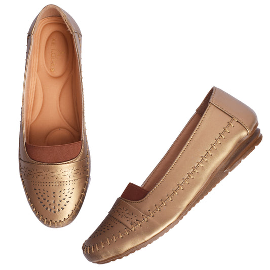 Poised & Stylish Comfortable Elastic Design Ballerinas