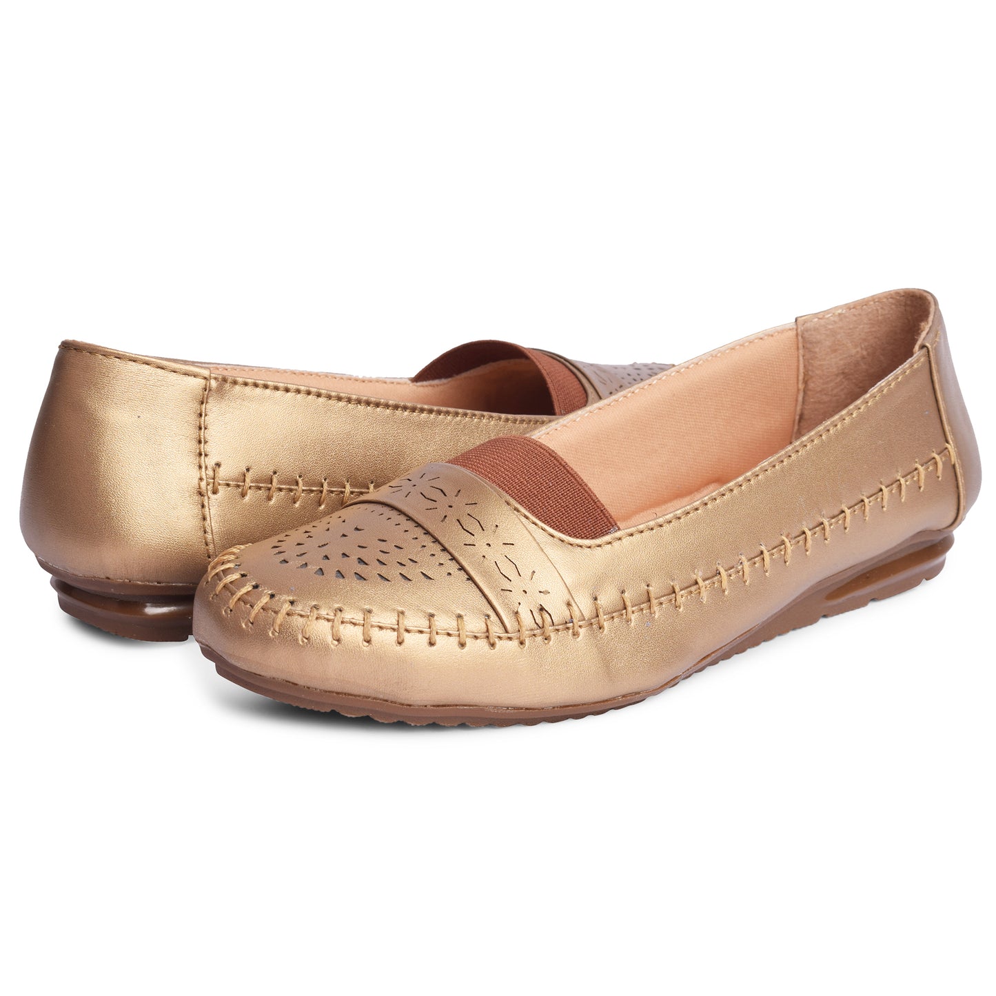 Poised & Stylish Comfortable Elastic Design Ballerinas