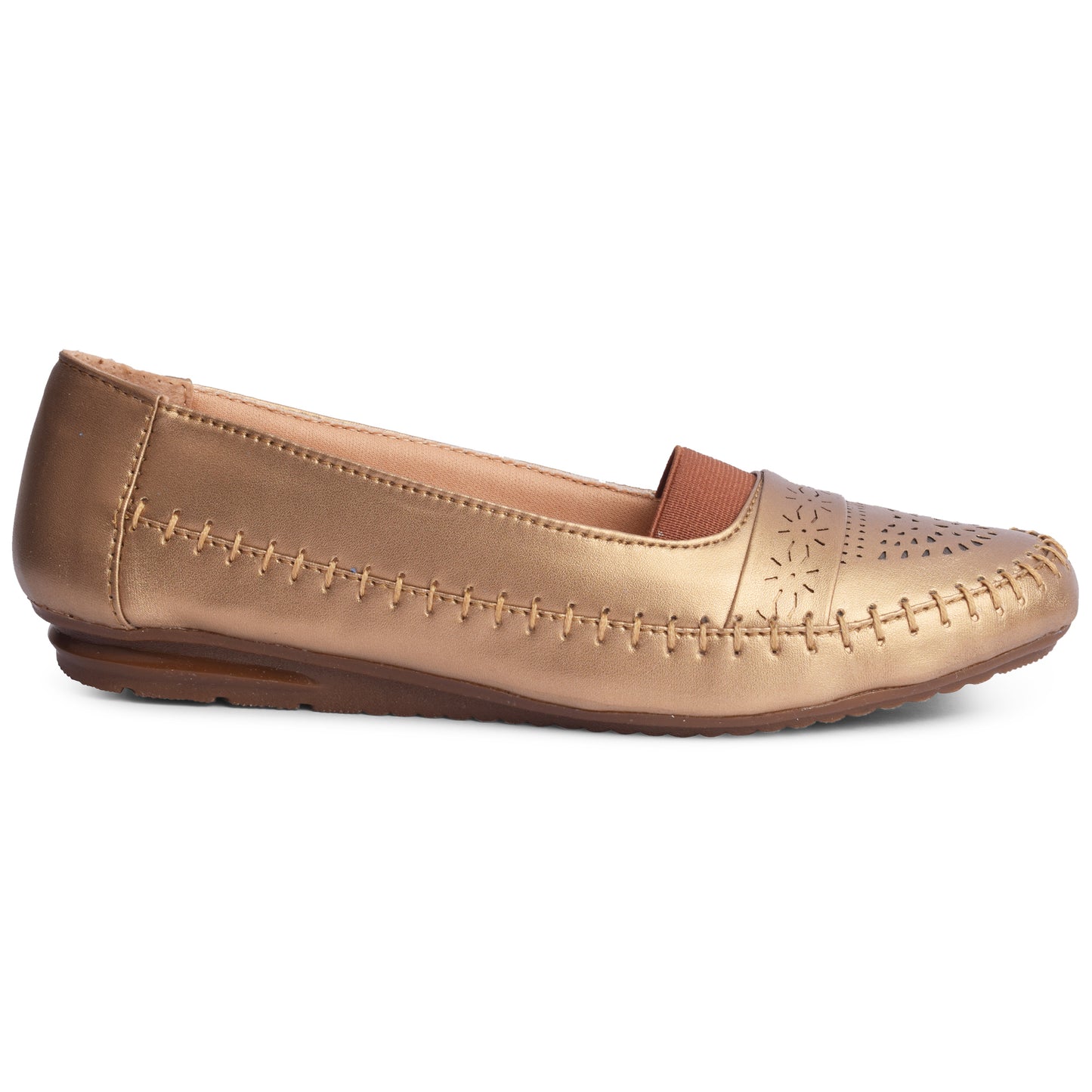 Poised & Stylish Comfortable Elastic Design Ballerinas