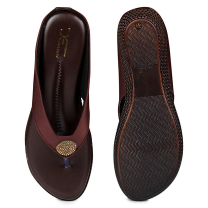 Graceful & Poised Synthetic Leather Comfortable Flats