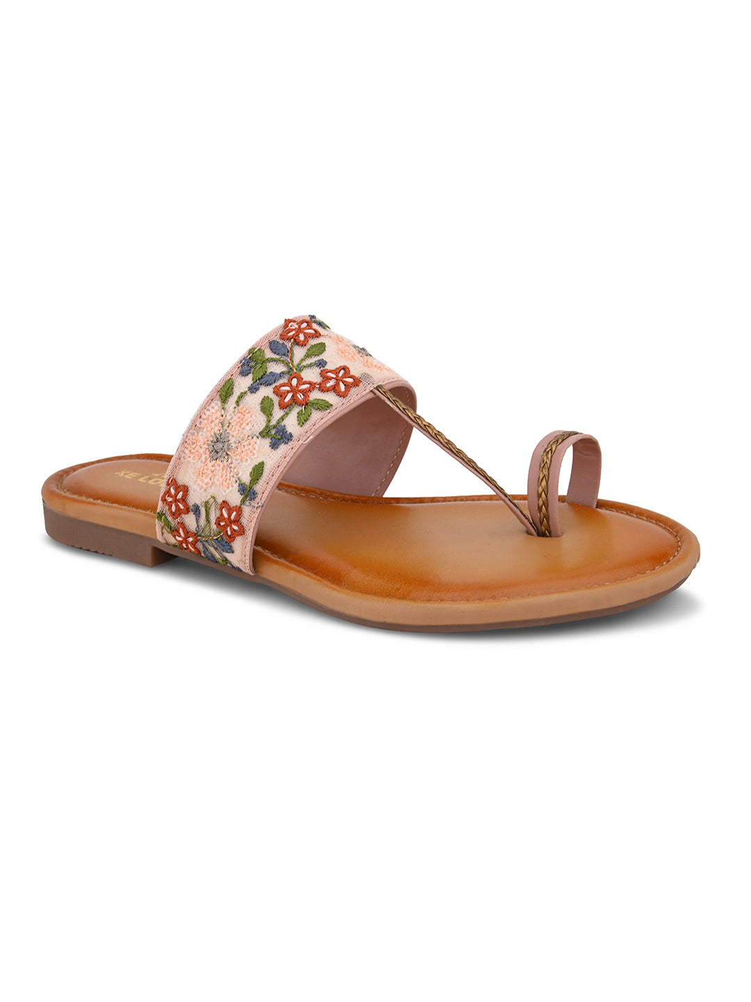 Women's Ethnic Slip-On Flat Slippers & Traditional Footwear  & Girls