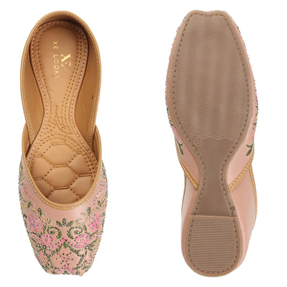 Ethnic Design Comfortable & Fancy Embroidered Punjabi Juttis