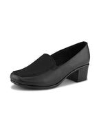 Comfortable Slip-On Formal Block Heel Shoes