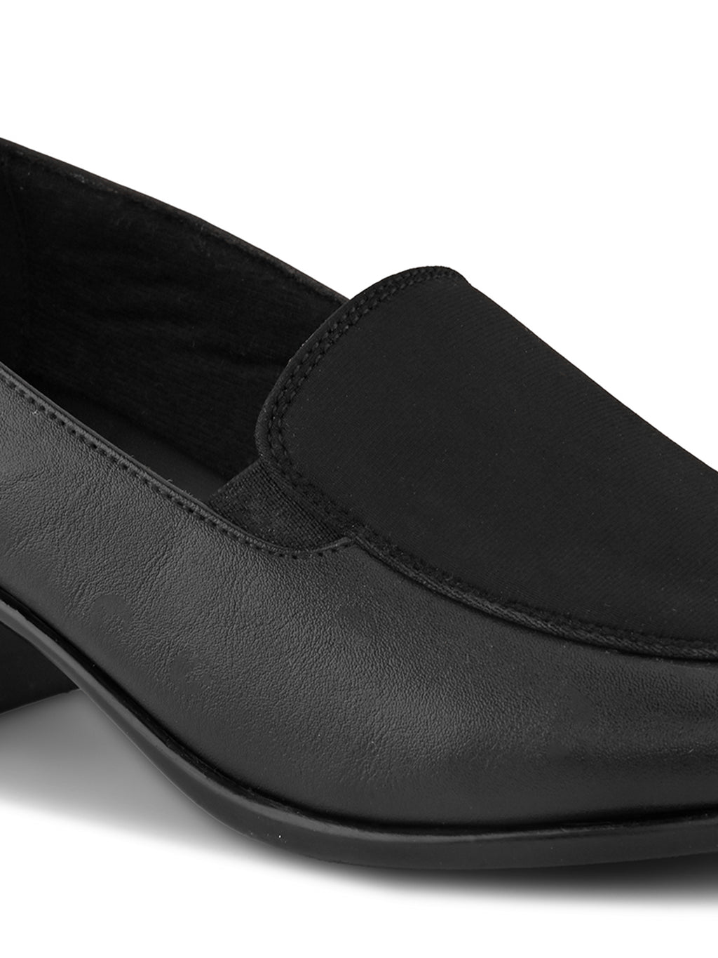Comfortable Slip-On Formal Block Heel Shoes