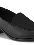 Comfortable Slip-On Formal Block Heel Shoes