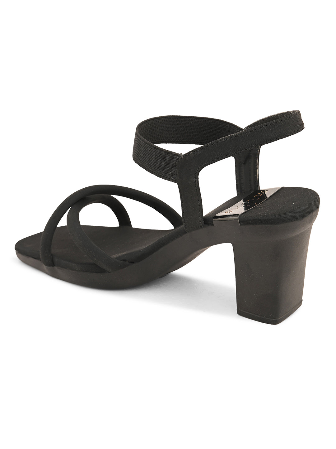 Bold & Attractive Block High Heels Sandals with Ankle strap