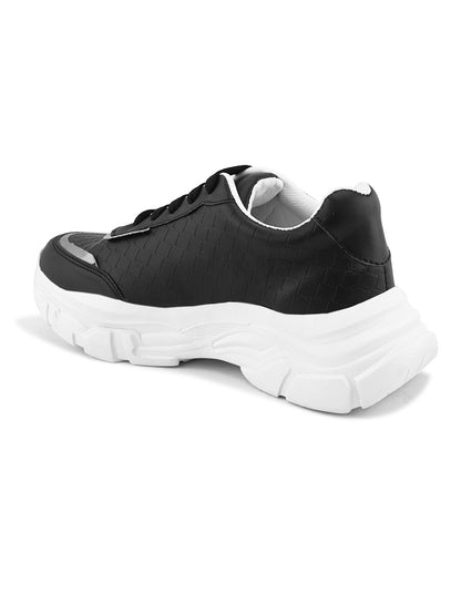 Soft Lace up Sneakers, Lightweight & Trendy Running Sports Shoes