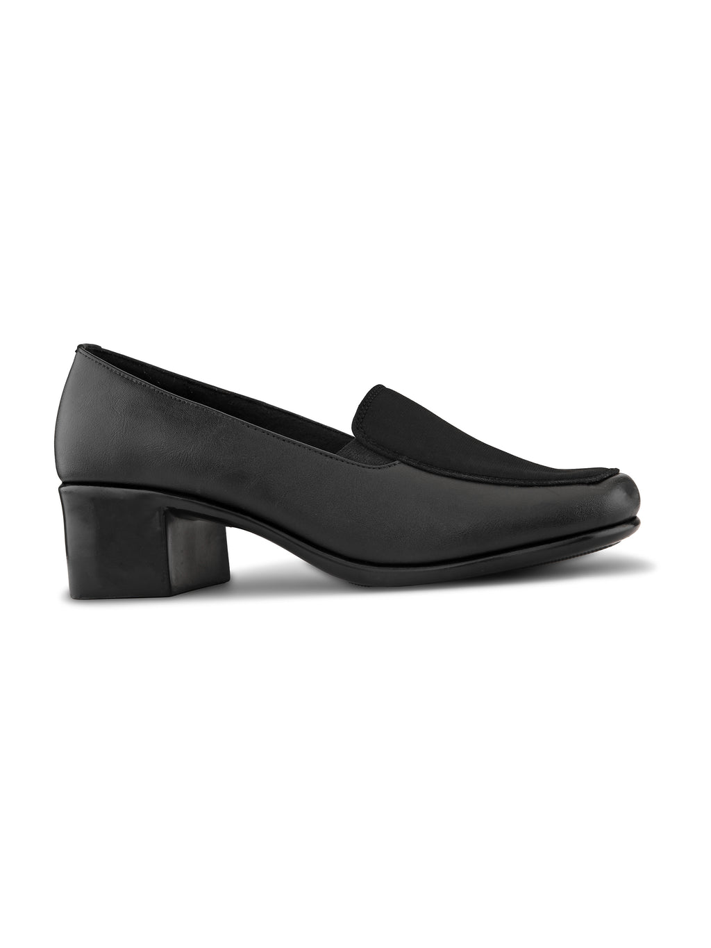 Comfortable Slip-On Formal Block Heel Shoes