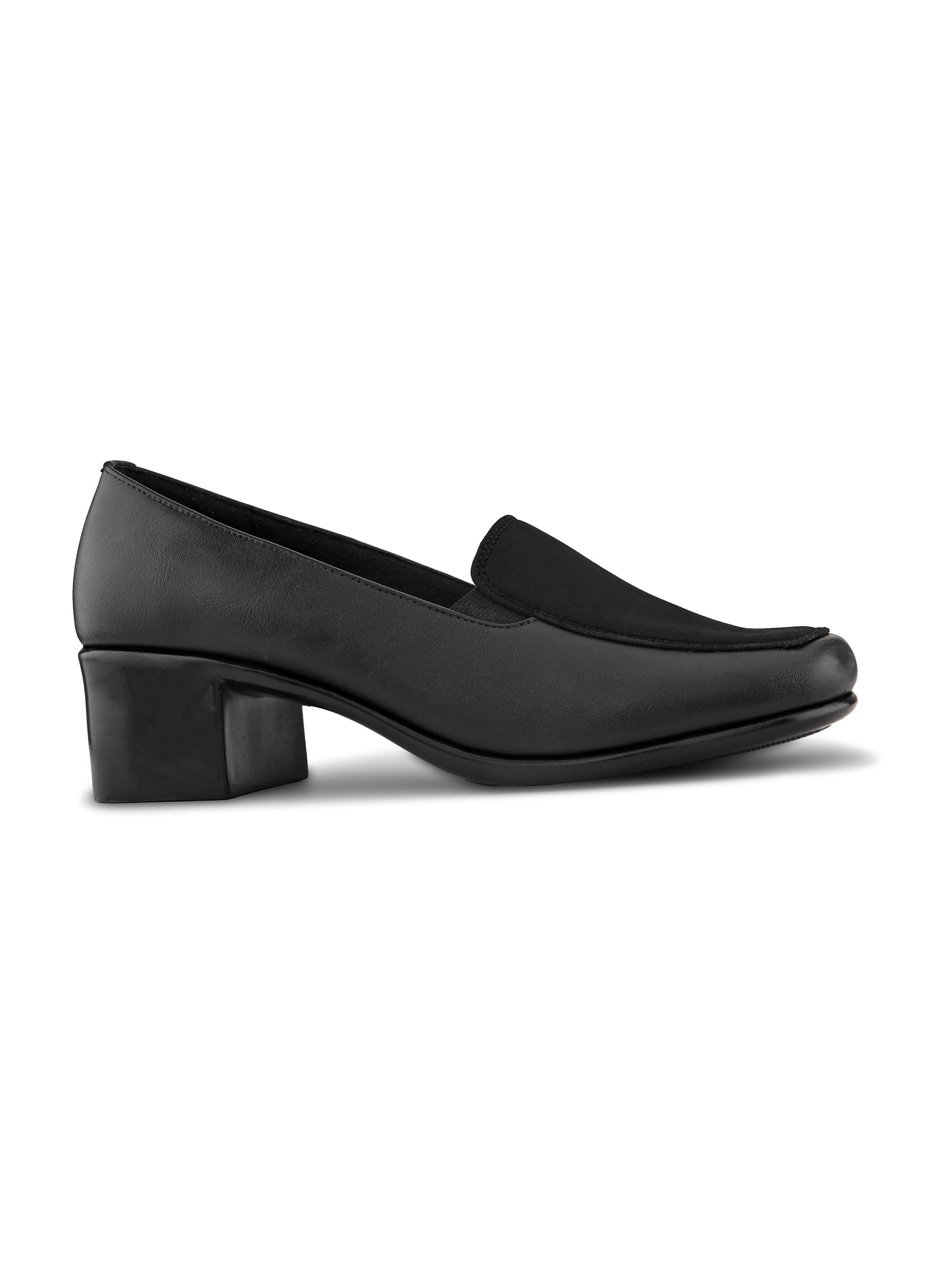 Comfortable Slip-On Formal Block Heel Shoes