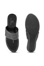 Slip-On Low Wedge Heel Thong Sandals