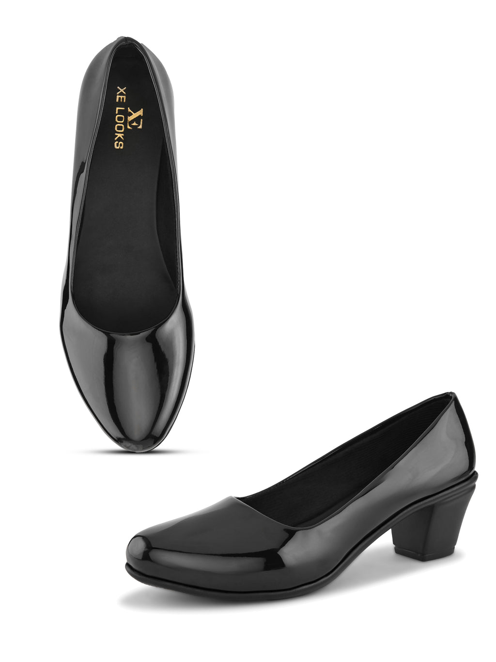 Glossy Pointed Toe Comfortable Slip-On Ballerinas