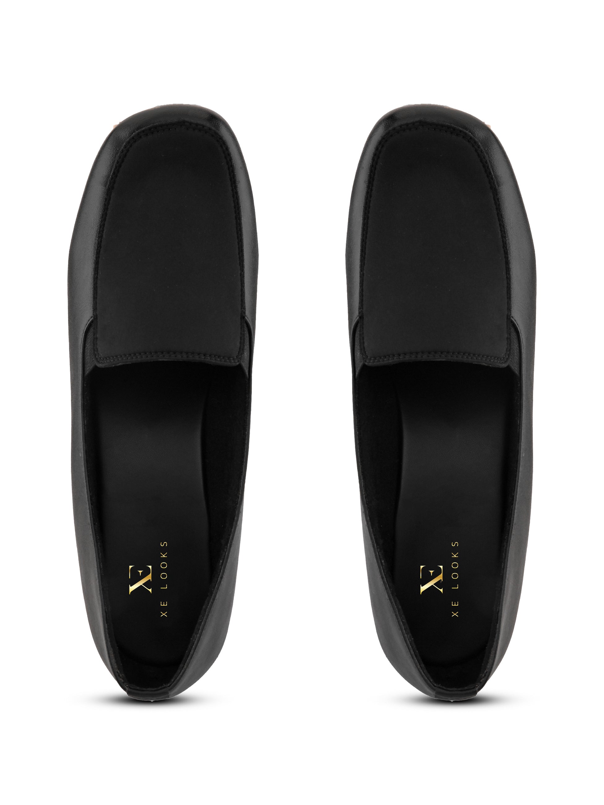 Comfortable Slip-On Formal Block Heel Shoes