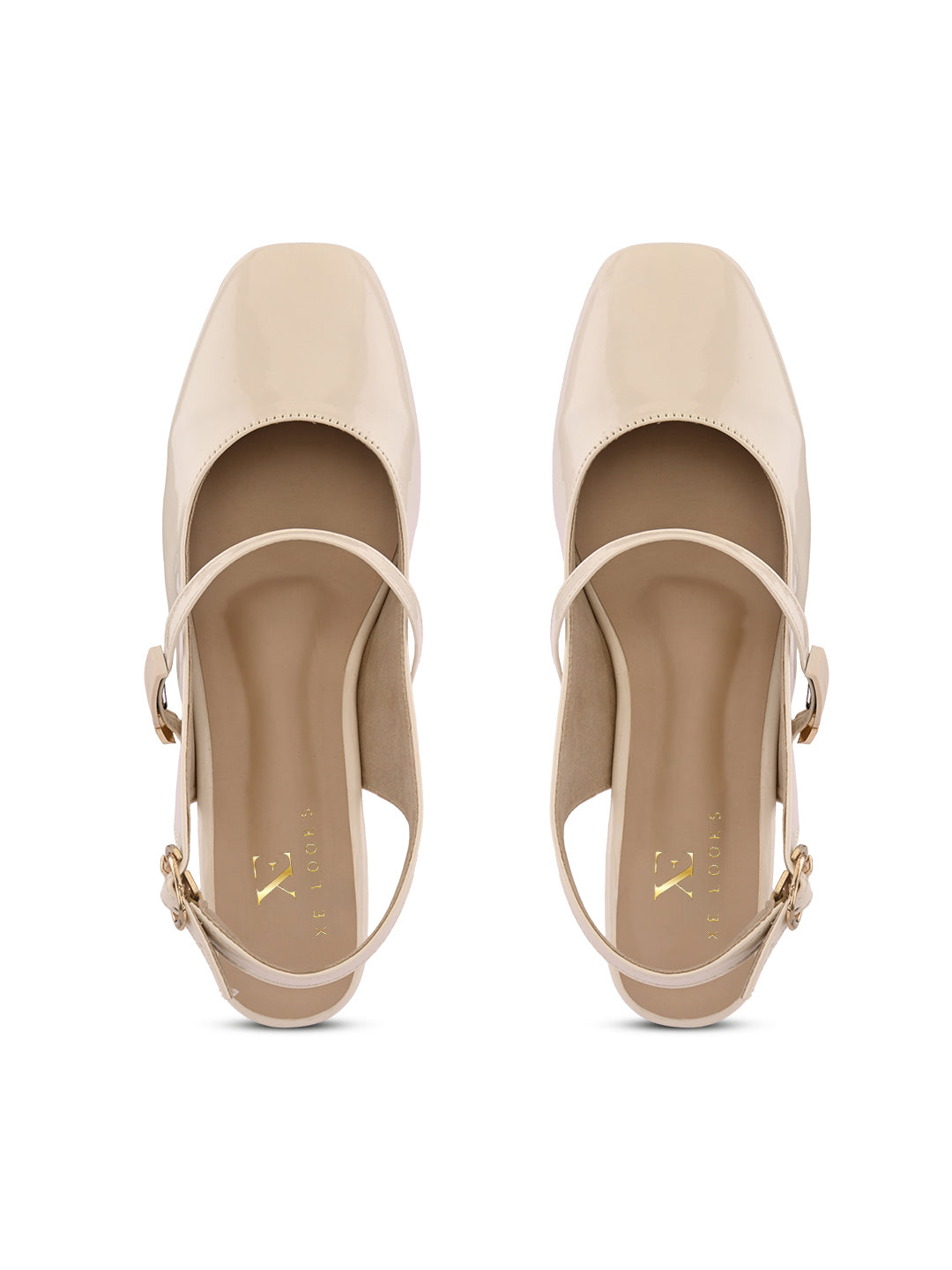 Elegant Slingback Block Heels with Bow Detail