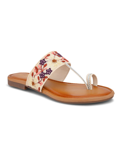 Women's Ethnic Slip-On Flat Slippers & Traditional Footwear  & Girls