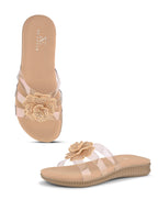 Crystal Rose Transparent Comfort Cushion Slides