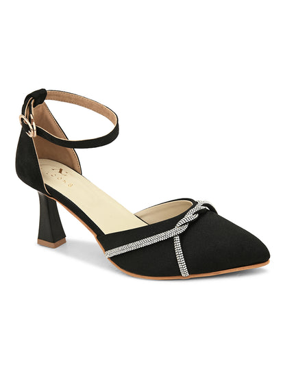 Fancy & Comfortable Heels with Buckle Closure