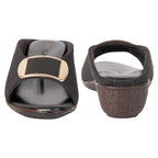 Timeless & Classy Soft Bottom Lycra Wedges Slippers