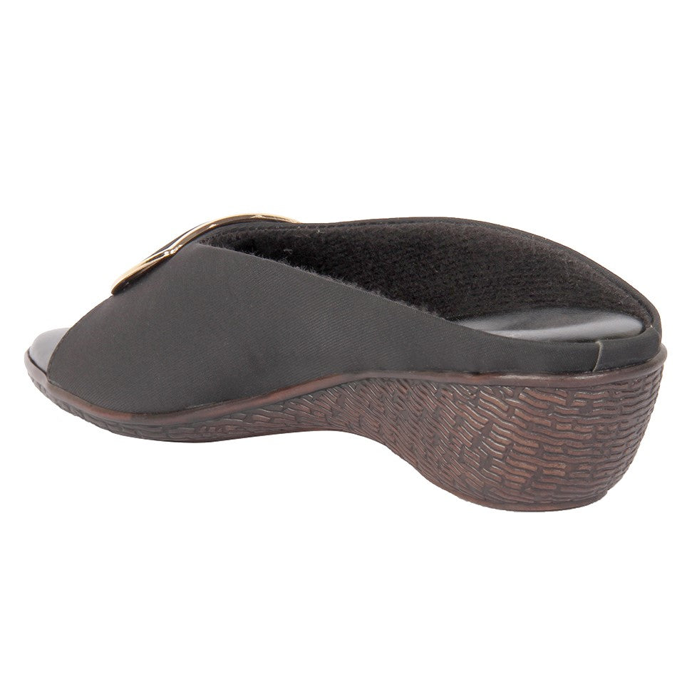 Timeless & Classy Soft Bottom Lycra Wedges Slippers