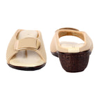 Timeless & Classy Soft Bottom Lycra Wedges Slippers