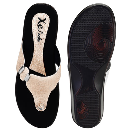 Sparkling & Alluring Stylish Flat Fashion Slippers