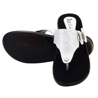 Sparkling & Alluring Stylish Flat Fashion Slippers