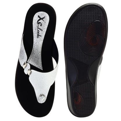 Sparkling & Alluring Stylish Flat Fashion Slippers