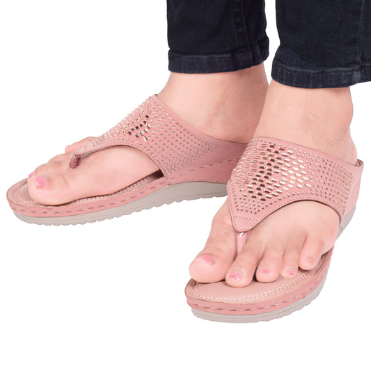 Eye-Catching & Trendy Siroski Design Comfortable Doctor Slippers