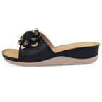 Graceful Flower & Lazer Design Comfortable Doctor Slippers