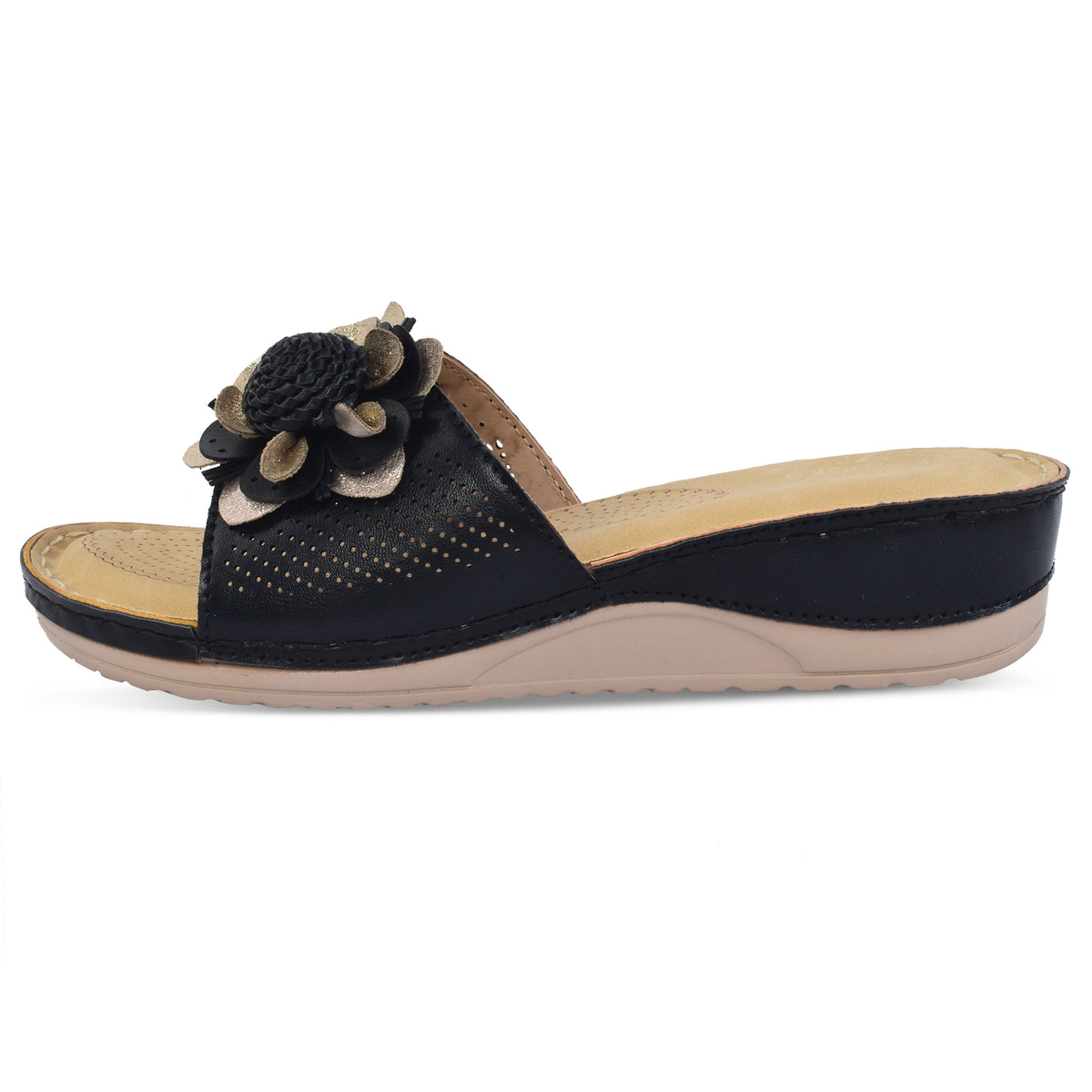 Graceful Flower & Lazer Design Comfortable Doctor Slippers