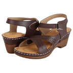 Classic & Timeless Design Comfortable Wedges Doctor Slippers Sandals (2.5 Inch Heel)