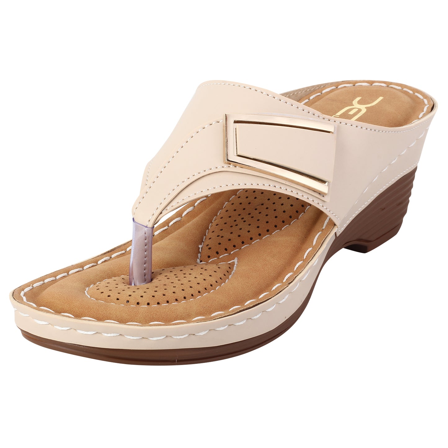 Chic & Versatile Comfortable Wedges Doctor Slippers (2.5 inches Heel)