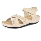 Versatile Laser Cut Cross Strap Doctor Slippers Sandals