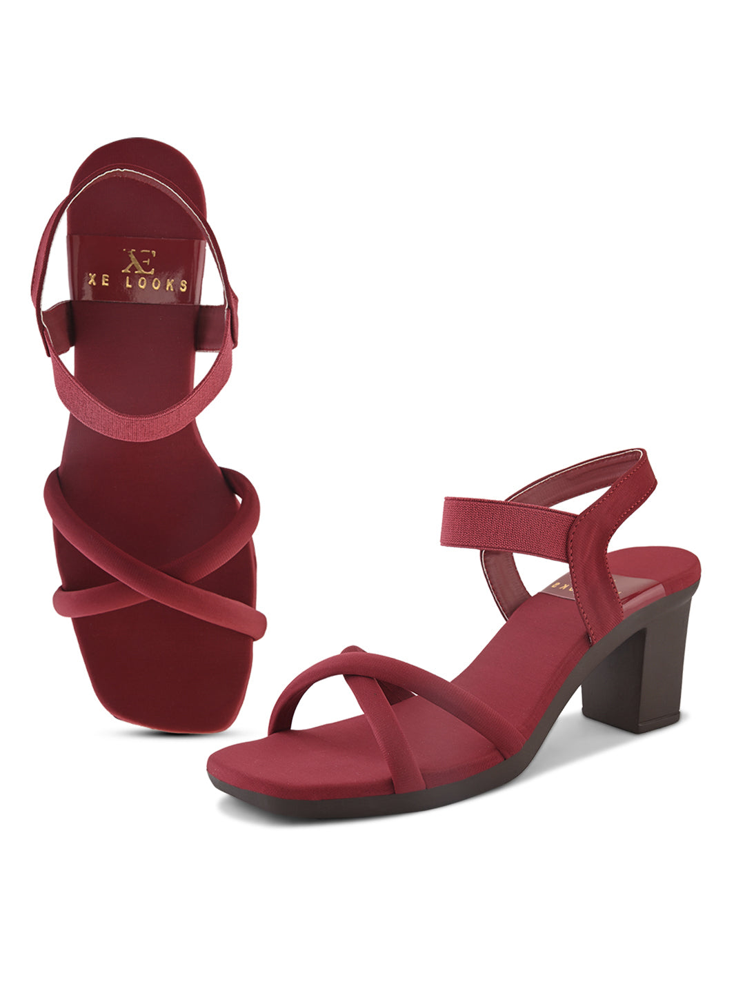 Bold & Attractive with Ankle strap Block High Heels Sandal