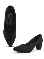 Elegant with a soft suede finish heels